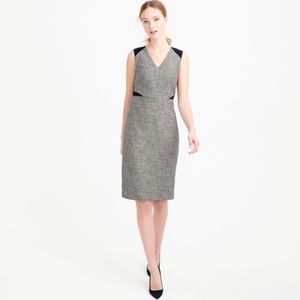 NEW J. Crew Sleeveless Tweed and Eyelet dress